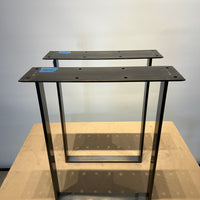 Dining Table Base - Main Welded Antique Brass - Polished (price per pair)