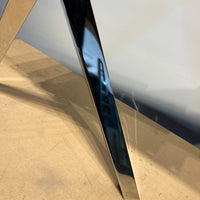 Cora Dining Table - Tapered X-Base Chrome Plated (price per pair)