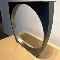 Nautilus Dining Table - Polished Steel Base (price per pair)