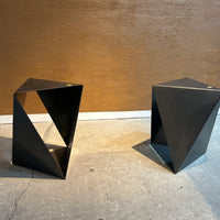 LUCY Table Base - Polished and Blackened (price per pair)