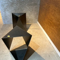 LUCY Table Base - Polished and Blackened (price per pair)