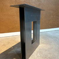 CLARKE Table Base - Burnished Steel (price per pair)