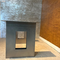 CLARKE Table Base - Burnished Steel (price per pair)