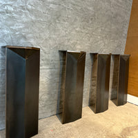 Hot Rolled Mild Steel Dining Table Base with Bronze Edges (4 legs)