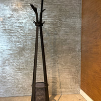 Coat Rack and Umbrella Holder - Matte Black Powder Coat