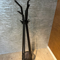 Coat Rack and Umbrella Holder - Matte Black Powder Coat