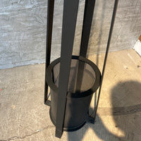 Coat Rack and Umbrella Holder - Matte Black Powder Coat