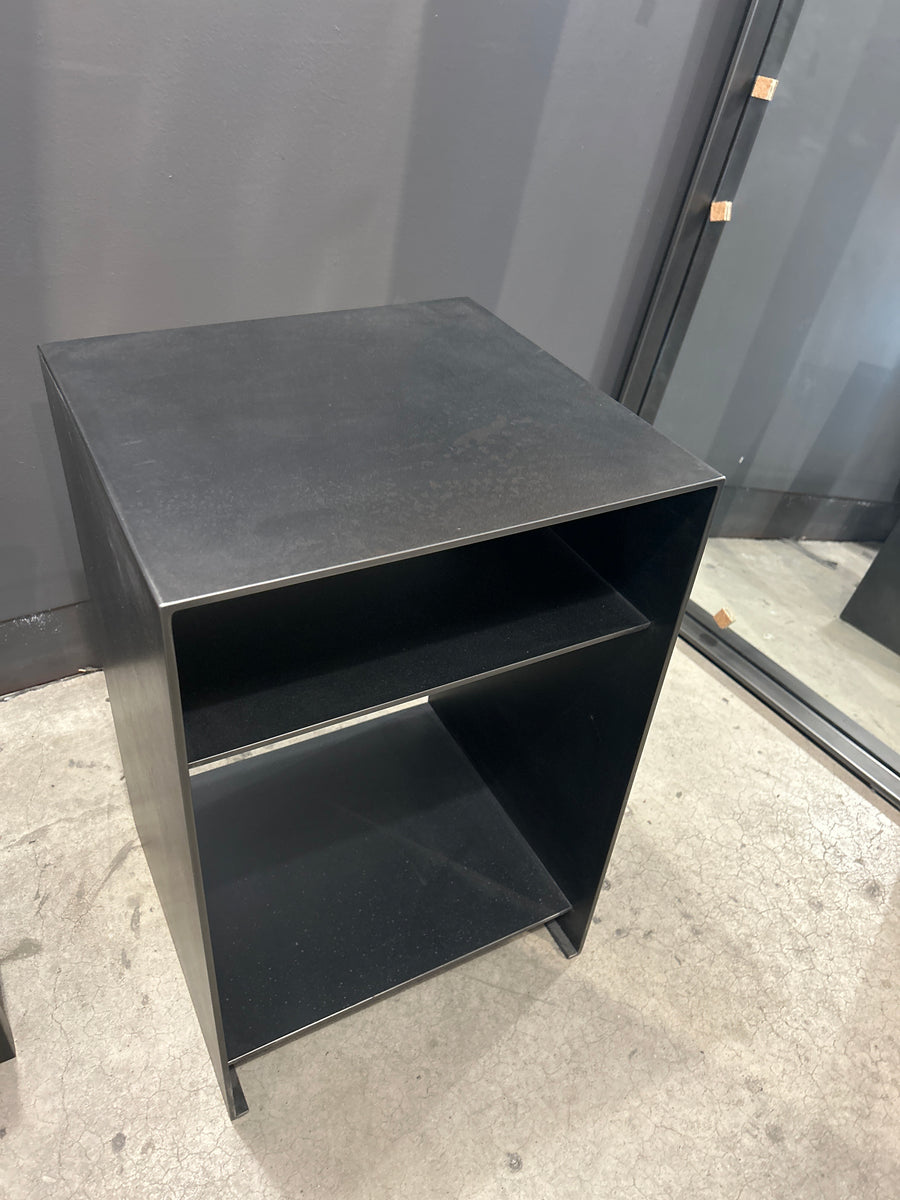 Night Stand/ Side Table - Blackened
