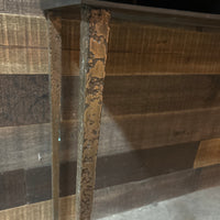 Lyra Console Table - Texture Bronze Leg Base